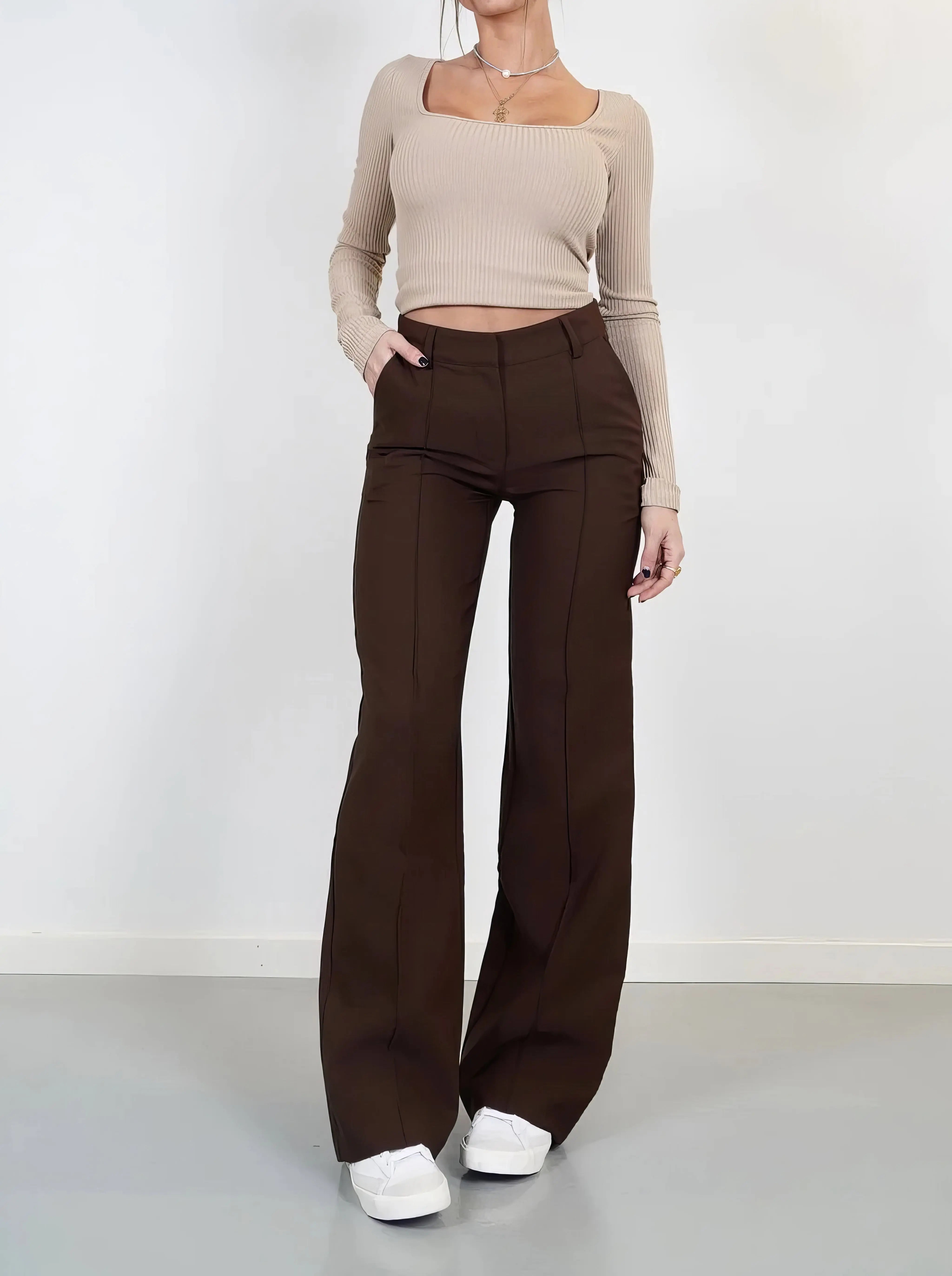 Carina | Hoge Taille Chic Broeken