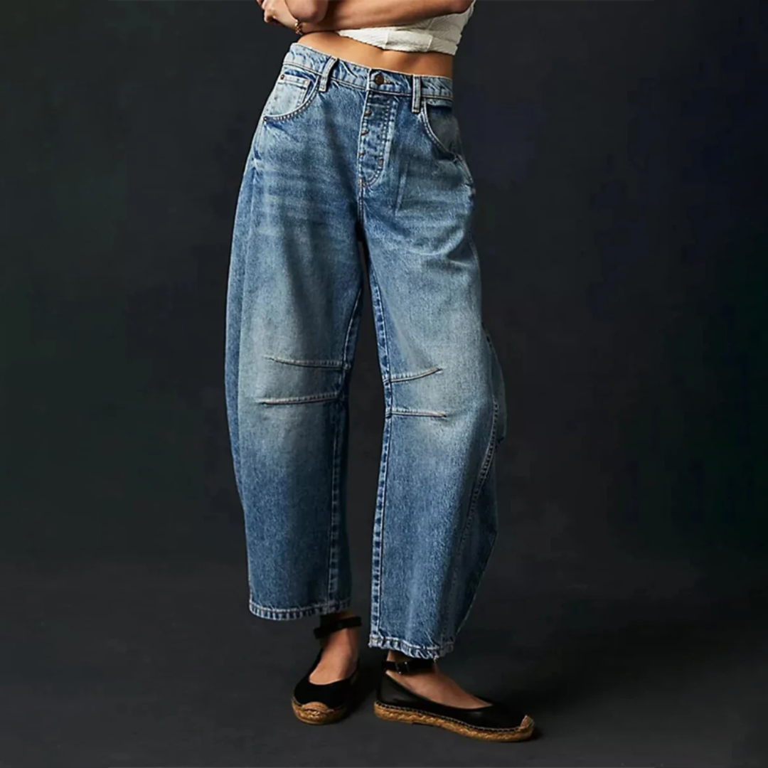 Relaxed Fit Jeans Met Wijde Pijpen – Stoere Basic Met Een Eigentijdse Twist