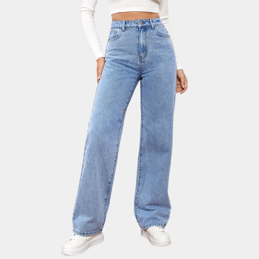 Emma | Hoge Taille Rechte Jeans