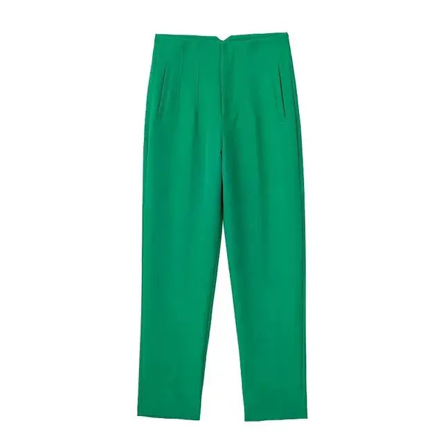 Isabell | Hoge Taille Plissé Broeken